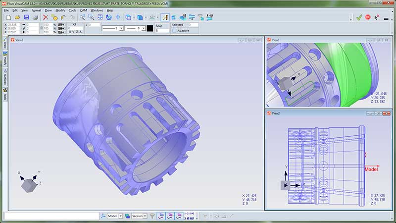 CAD alámbrico 3D