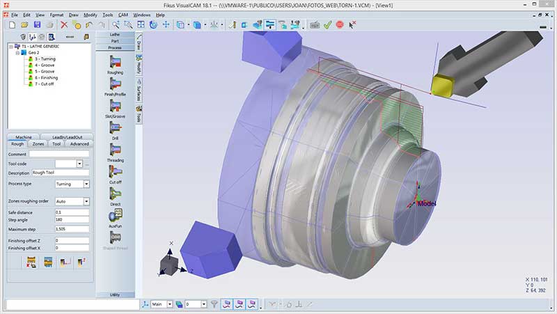 Simulación realista 3D