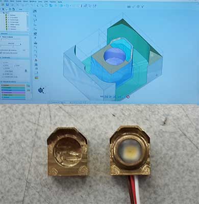 detalle de unos faros