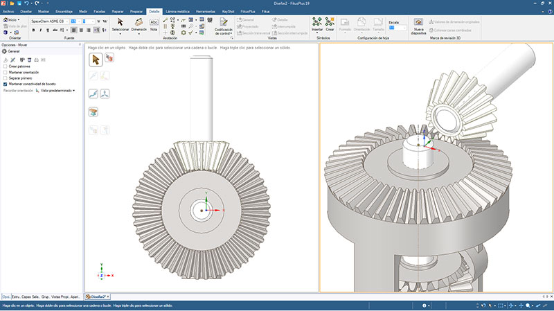 Potente CAD de sólidos 3D