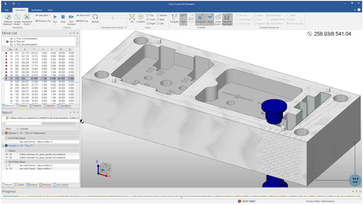 Nuevo tipo de simulación de pieza en FikusPlus 24