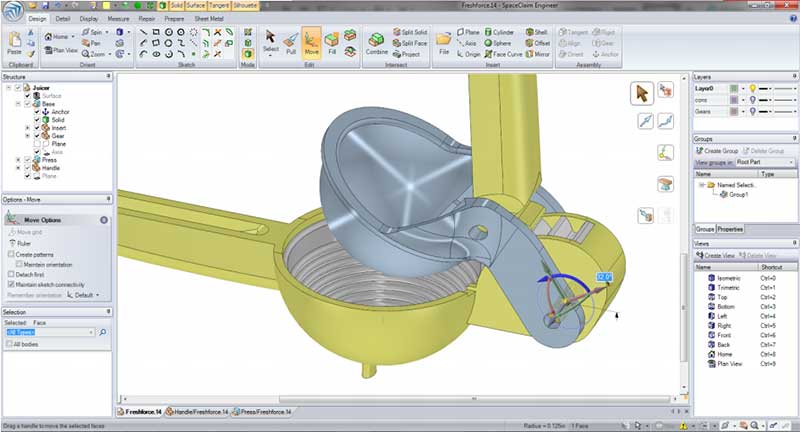 Fikus 3dcad para modelado 3D de sólidos