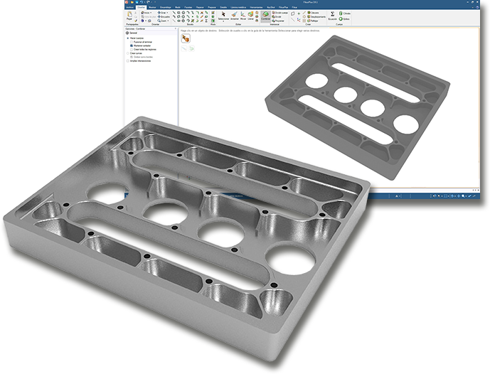 Potente e intuitivo CAD de sólidos 3D