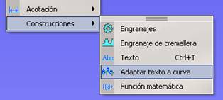 Conversión texto a curva