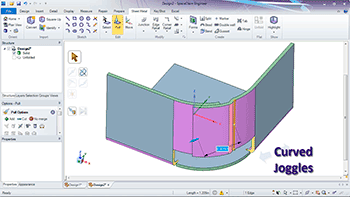 Sheet Metal Curved